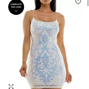 NWT white sparkly dress